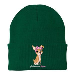 Chihuahua Mom Knit Cap Winter Beanie