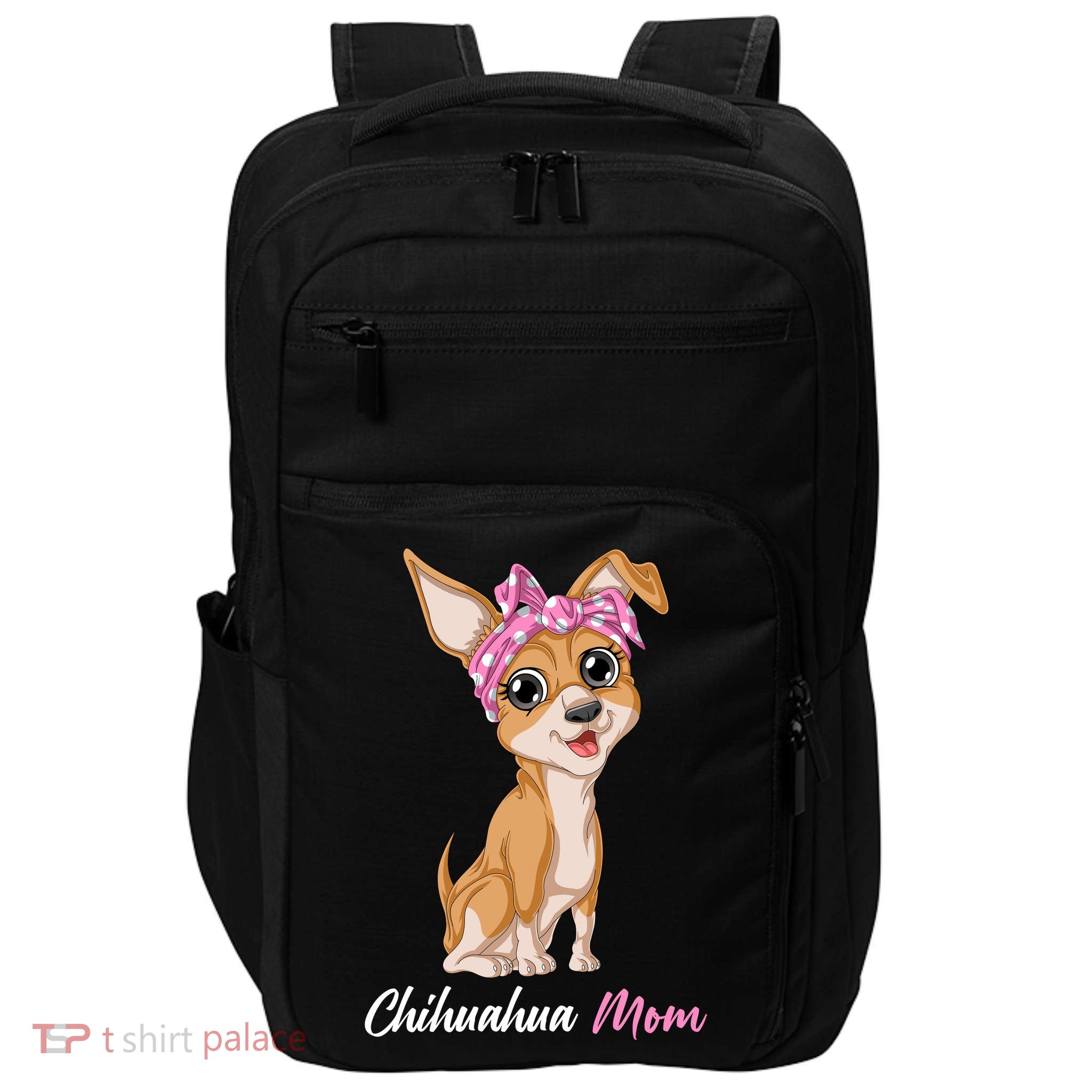 Chihuahua Mom Impact Tech Backpack