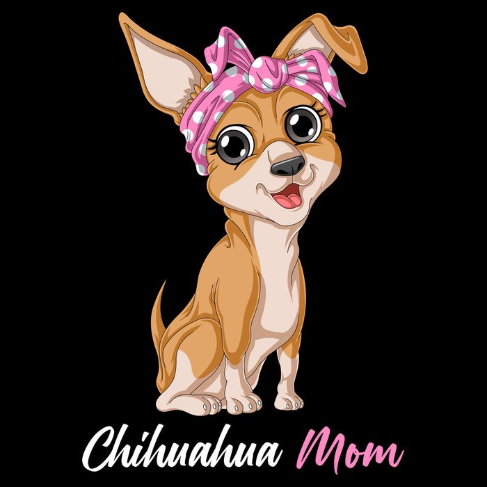 Chihuahua Mom Button