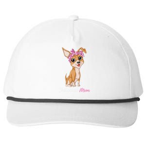 Chihuahua Mom Snapback Five-Panel Rope Hat