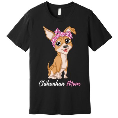Chihuahua Mom Premium T-Shirt