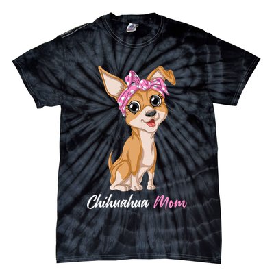 Chihuahua Mom Tie-Dye T-Shirt