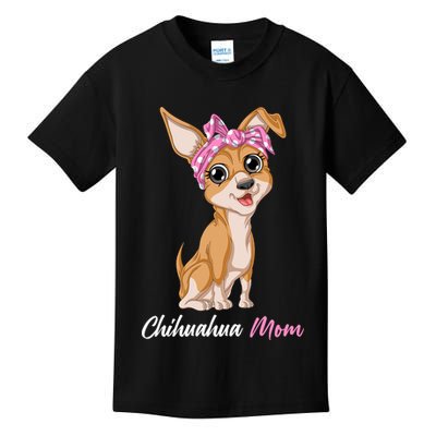 Chihuahua Mom Kids T-Shirt