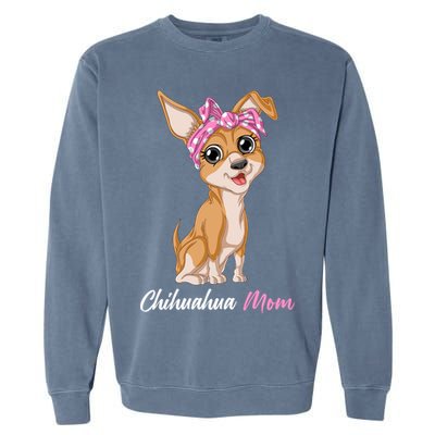 Chihuahua Mom Garment-Dyed Sweatshirt