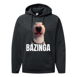 Cringe Meme Dog Genz Trendy Teenager Slang Performance Fleece Hoodie