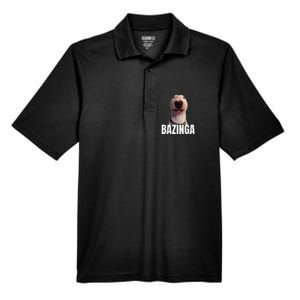 Cringe Meme Dog Genz Trendy Teenager Slang Men's Origin Performance Pique Polo