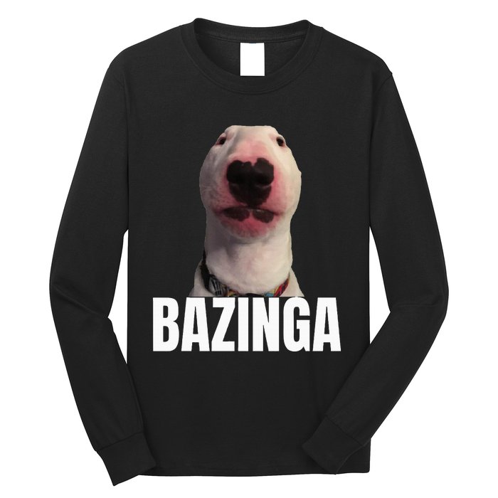 Cringe Meme Dog Genz Trendy Teenager Slang Long Sleeve Shirt