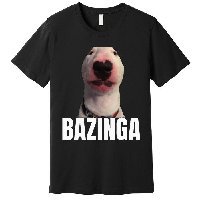 Cringe Meme Dog Genz Trendy Teenager Slang Premium T-Shirt