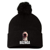 Cringe Meme Dog Genz Trendy Teenager Slang Pom Pom 12in Knit Beanie