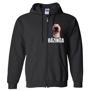 Cringe Meme Dog Genz Trendy Teenager Slang Full Zip Hoodie