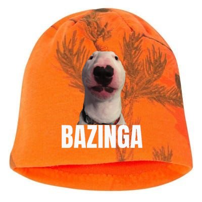 Cringe Meme Dog Genz Trendy Teenager Slang Kati - Camo Knit Beanie