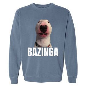 Cringe Meme Dog Genz Trendy Teenager Slang Garment-Dyed Sweatshirt