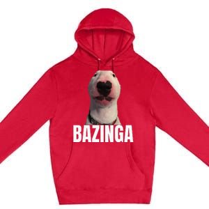 Cringe Meme Dog Genz Trendy Teenager Slang Premium Pullover Hoodie