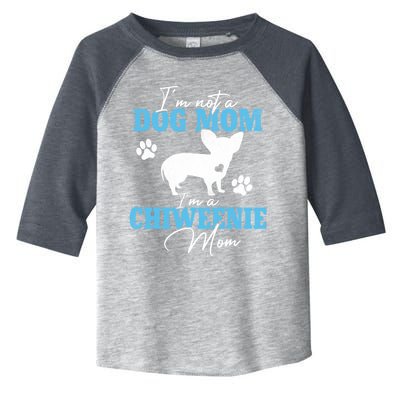 Chiweenie Mom Dog Lovers Funny Gift Dog Mother's Day Gift Toddler Fine Jersey T-Shirt