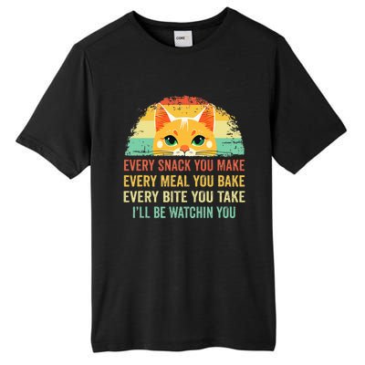 Cat Mom Dad Owner Funny Every Snack You Make Tall Fusion ChromaSoft Performance T-Shirt