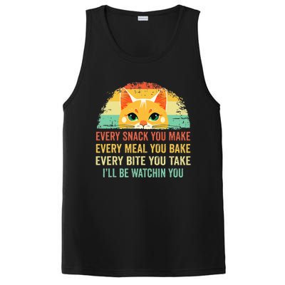 Cat Mom Dad Owner Funny Every Snack You Make PosiCharge Competitor Tank