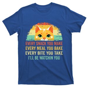 Cat Mom Dad Owner Funny Every Snack You Make T-Shirt