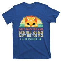 Cat Mom Dad Owner Funny Every Snack You Make T-Shirt