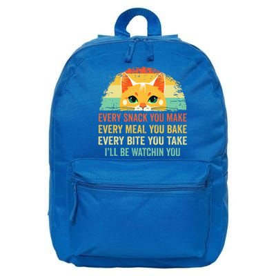 Cat Mom Dad Owner Funny Every Snack You Make 16 in Basic Backpack