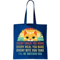 Cat Mom Dad Owner Funny Every Snack You Make Tote Bag