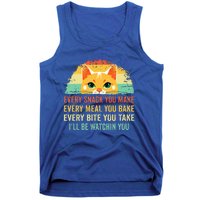 Cat Mom Dad Owner Funny Every Snack You Make Tank Top