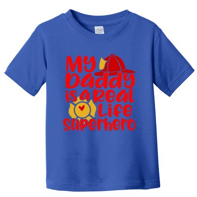 Cute My Daddy Is A Real Life Superhero Gift Toddler T-Shirt