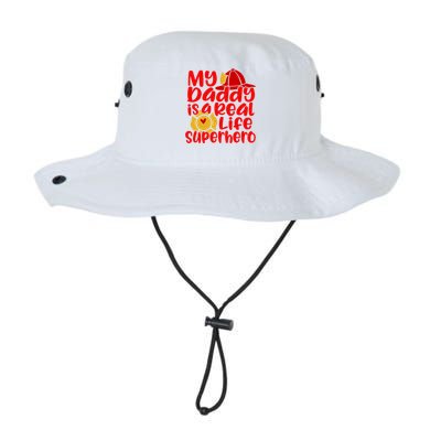 Cute My Daddy Is A Real Life Superhero Gift Legacy Cool Fit Booney Bucket Hat