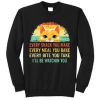 Cat Mom Dad Owner Funny Every Snack You Make For Cats Lover Sweatshirt