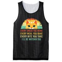 Cat Mom Dad Owner Funny Every Snack You Make For Cats Lover Mesh Reversible Basketball Jersey Tank