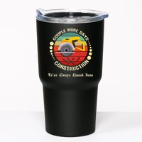 Couple More Days Construction We’re Always Almost Done Retro Tumbler