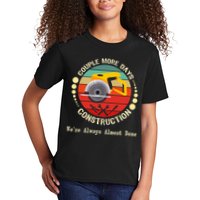Couple More Days Construction We’re Always Almost Done Retro Kids T-Shirt