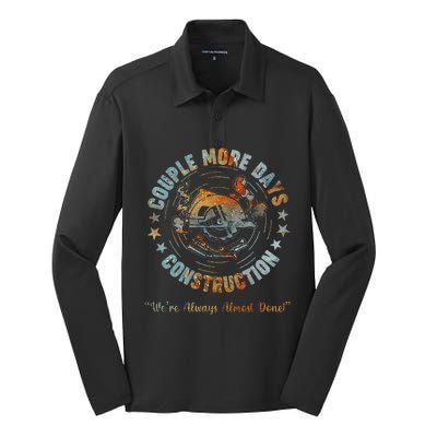 C.Ouple More Days Mechanic We’Re Always Almost Done Mechanics Silk Touch Performance Long Sleeve Polo