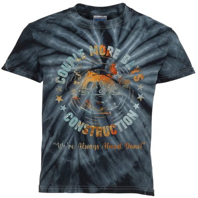 C.Ouple More Days Mechanic We’Re Always Almost Done Mechanics Kids Tie-Dye T-Shirt