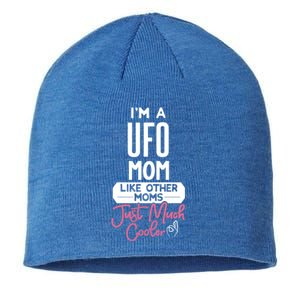 Cool Mothers Day Design Ufo Mom Cute Gift Sustainable Beanie