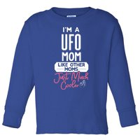 Cool Mothers Day Design Ufo Mom Cute Gift Toddler Long Sleeve Shirt