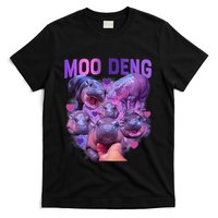 Cute Moo Deng Funny Baby Hippo Pygmy Hippopotamus T-Shirt