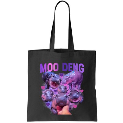 Cute Moo Deng Funny Baby Hippo Pygmy Hippopotamus Bag