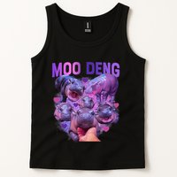 Cute Moo Deng Funny Baby Hippo Pygmy Hippopotamus Tank Top