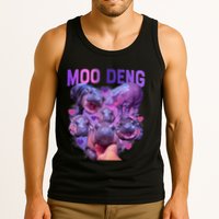 Cute Moo Deng Funny Baby Hippo Pygmy Hippopotamus Tank Top