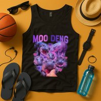Cute Moo Deng Funny Baby Hippo Pygmy Hippopotamus Tank Top