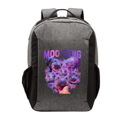 Cute Moo Deng Funny Baby Hippo Pygmy Hippopotamus Vector Backpack
