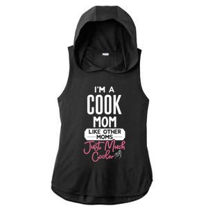 Cool Mothers Day Design Cook Mom Gift Ladies PosiCharge Tri-Blend Wicking Draft Hoodie Tank