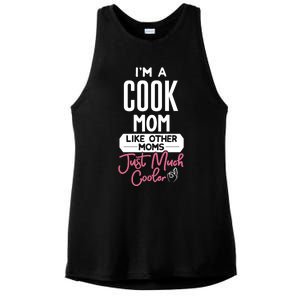 Cool Mothers Day Design Cook Mom Gift Ladies PosiCharge Tri-Blend Wicking Tank