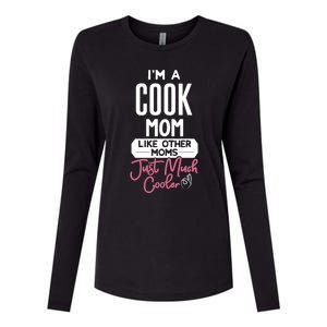 Cool Mothers Day Design Cook Mom Gift Womens Cotton Relaxed Long Sleeve T-Shirt