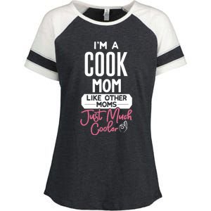 Cool Mothers Day Design Cook Mom Gift Enza Ladies Jersey Colorblock Tee