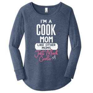 Cool Mothers Day Design Cook Mom Gift Women's Perfect Tri Tunic Long Sleeve Shirt