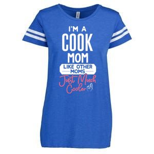 Cool Mothers Day Design Cook Mom Gift Enza Ladies Jersey Football T-Shirt