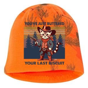 Cat Mom Dad YouVe Just Buttered Your Last Biscuit Cowboy Kati - Camo Knit Beanie