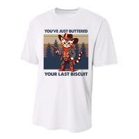 Cat Mom Dad YouVe Just Buttered Your Last Biscuit Cowboy Performance Sprint T-Shirt