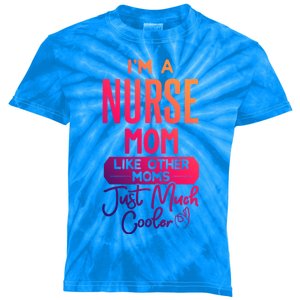 Cool Mothers Day Design Nurse Mom Gift Kids Tie-Dye T-Shirt